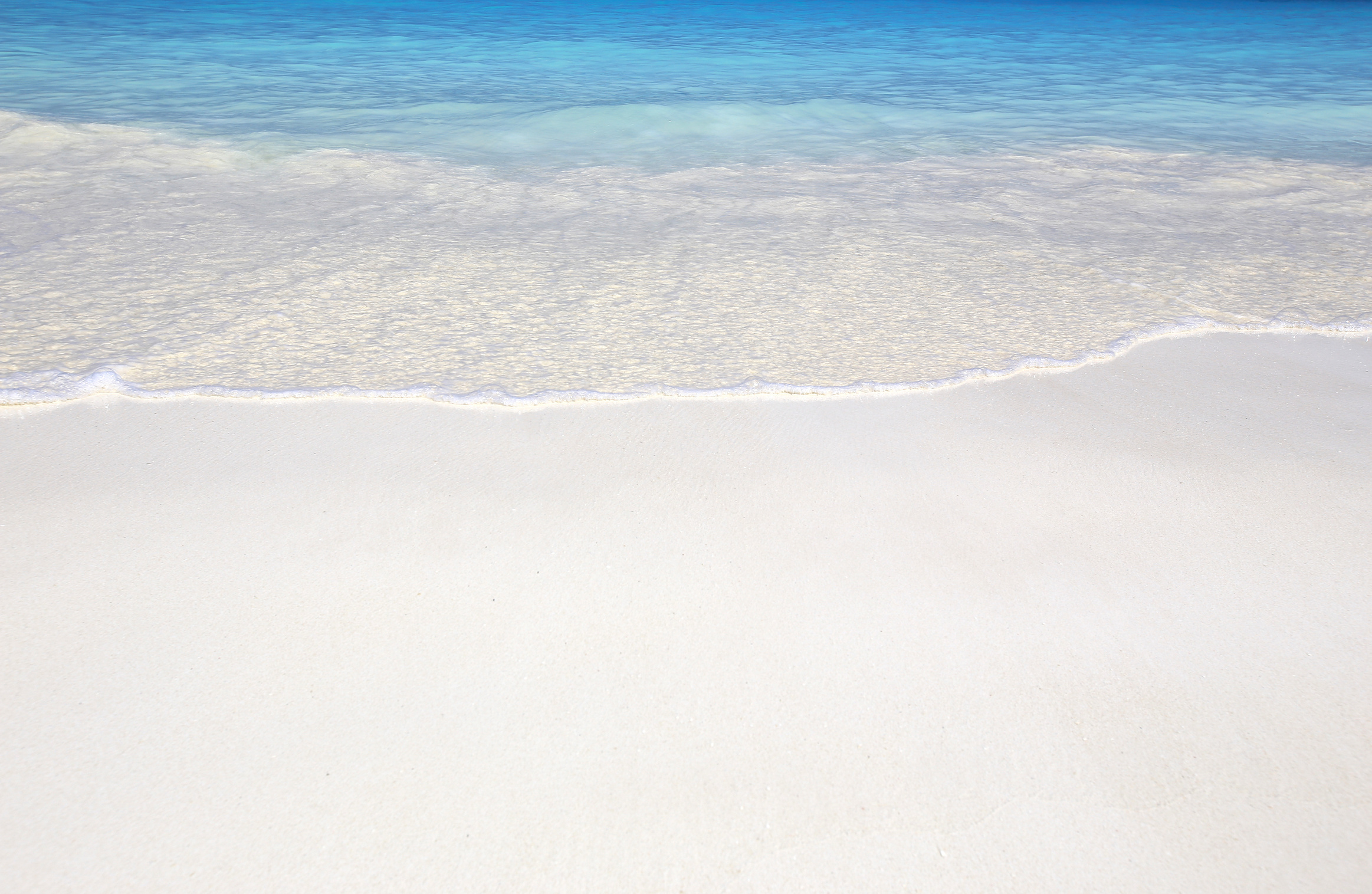 White sand beach